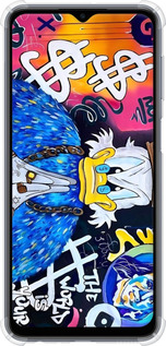 Силикон с усиленными углами чехол Скрудж 2 для Samsung Galaxy M33 M336B - 6285sp-2633 изображение 