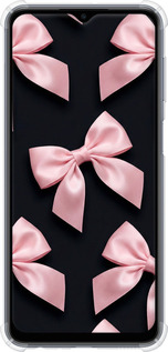 Силіконовий протиударний с посиленими кутами чехол Coquette Ribbons Dark Coquette для Samsung Galaxy M33 M336B - 6767sp-2633 изображение 