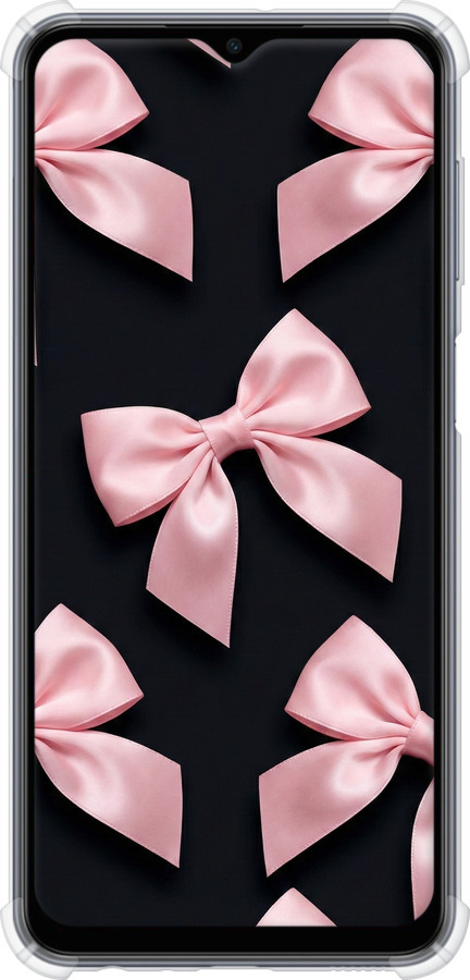 Силіконовий протиударний с посиленими кутами чехол Coquette Ribbons Dark Coquette для Samsung Galaxy M33 M336B - 6767sp-2633 изображение 