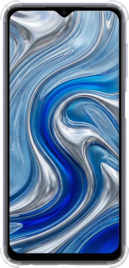 Силикон с усиленными углами чехол Liquid Chrome для Samsung Galaxy M33 M336B - 6781sp-2633 изображение 