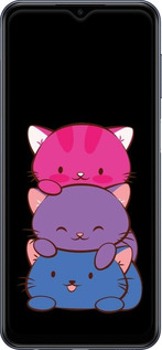 Силиконовый чехол Милые кошки для Samsung Galaxy M33 M336B - 6518u-2633 изображение 