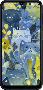 TPU чехол С изображением кошачьего леса для Samsung Galaxy M34 5G - 6447b-3141 изображение 