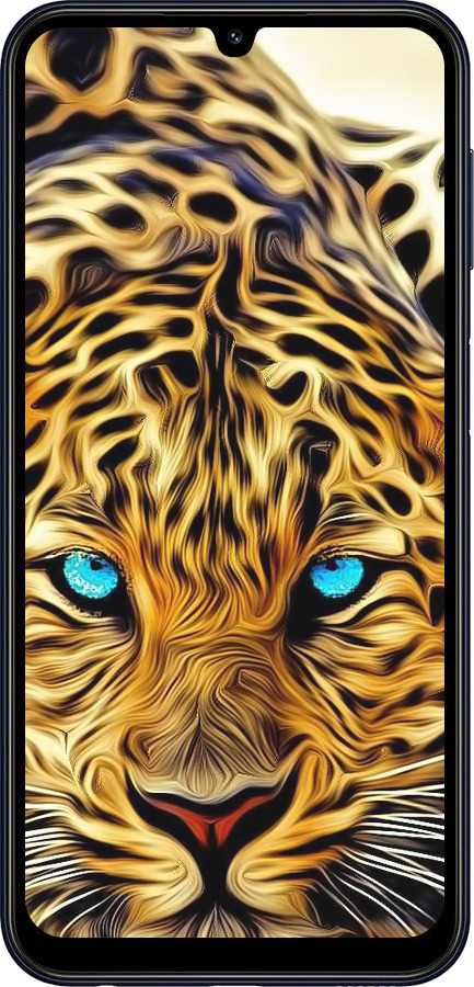 TPU чехол Леопард для Samsung Galaxy M34 5G - 6611b-3141 изображение 