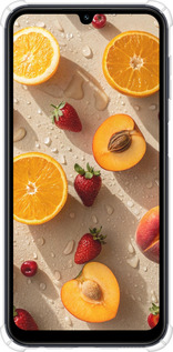 Силіконовий протиударний с посиленими кутами чехол Фрукти 3 для Samsung Galaxy M34 5G - 6703sp-3141 изображение 