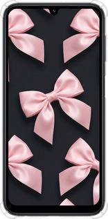 Силіконовий протиударний с посиленими кутами чехол Coquette Ribbons Dark Coquette для Samsung Galaxy M34 5G - 6767sp-3141 изображение 