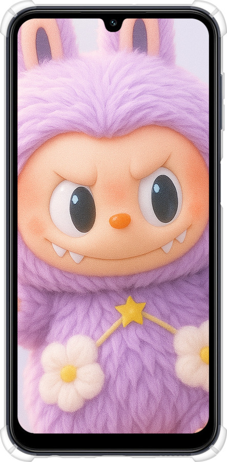 Силикон с усиленными углами чехол Лабубу для Samsung Galaxy M34 5G - 6708sp-3141 изображение 