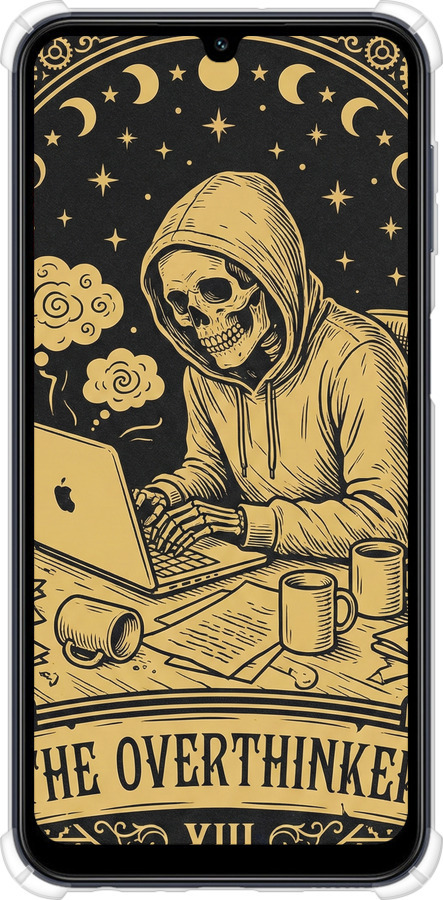 Силикон с усиленными углами чехол The Overthinker для Samsung Galaxy M34 5G - 6774sp-3141 изображение 