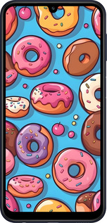 Силіконовий чехол Пончики для Samsung Galaxy M34 5G - 6318u-3141 изображение 