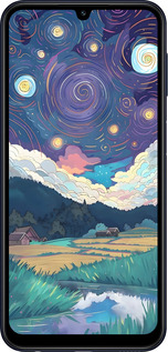 Силиконовый чехол Креативный арт для Samsung Galaxy M34 5G - 6322u-3141 изображение 