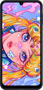 Силиконовый чехол Сейлор Мун 4 для Samsung Galaxy M34 5G - 6353u-3141 изображение 