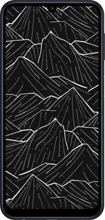 Силіконовий чехол Із зображенням Темних гір для Samsung Galaxy M34 5G - 6489u-3141 изображение 