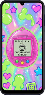 Силиконовый чехол Y2K Aesthetic Retro Pet: Годуй мене кавою для Samsung Galaxy M34 5G - 6784u-3141 изображение 