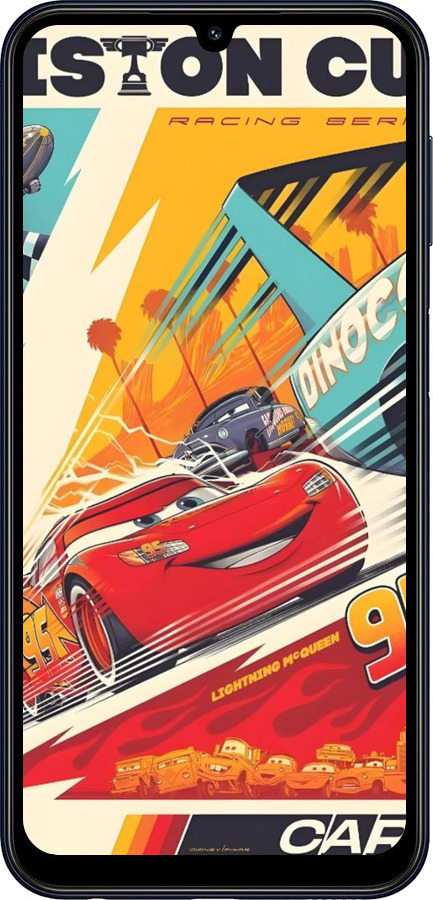 Силіконовий чехол Тачки для Samsung Galaxy M34 5G - 6288u-3141 изображение 