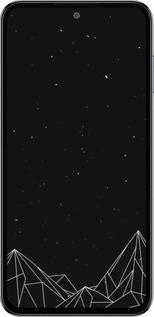 TPU чехол Чорно білі абстрактні гори для Samsung Galaxy M35 5G - 6437b-3738 изображение 