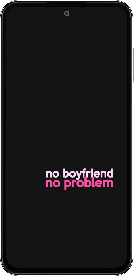 TPU чехол no boyfriend no problem для Samsung Galaxy M35 5G - 4549b-3738 изображение 