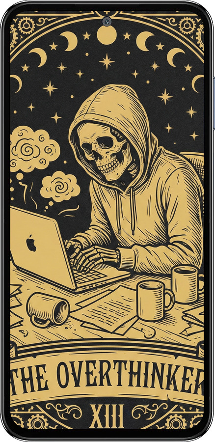 TPU чехол The Overthinker для Samsung Galaxy M35 5G - 6774b-3738 изображение 