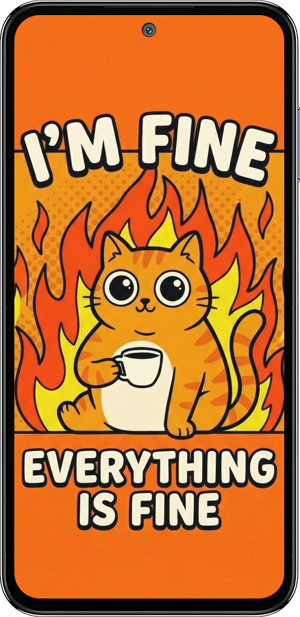 TPU чехол Funny Cat для Samsung Galaxy M35 5G - 6786b-3738 изображение 