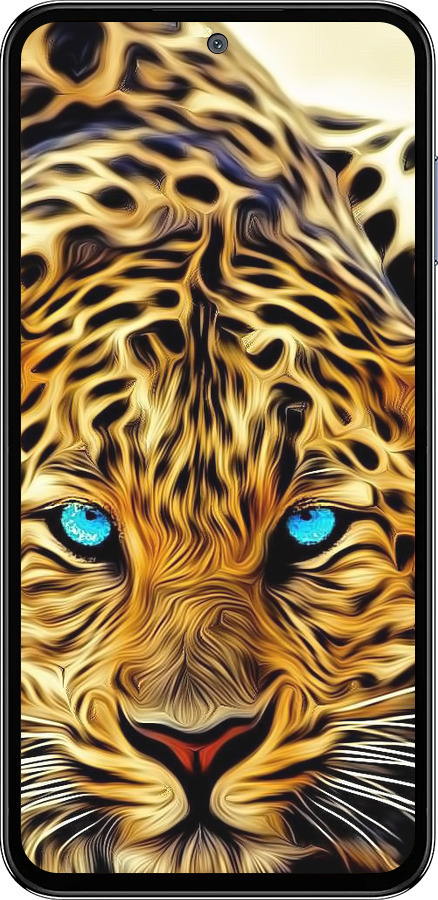 Силіконовий чехол Леопард для Samsung Galaxy M35 5G - 6611u-3738 изображение 