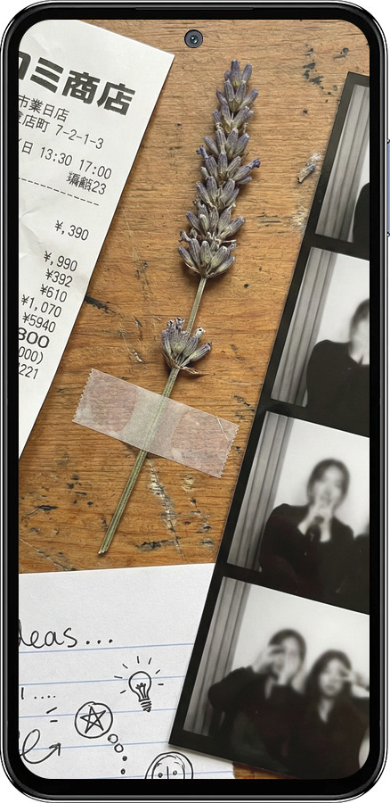 Силиконовый чехол Aesthetic Scrapbook Collage для Samsung Galaxy M35 5G - 6773u-3738 изображение 