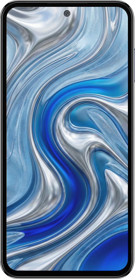 Силіконовий чехол Liquid Chrome для Samsung Galaxy M35 5G - 6781u-3738 изображение 