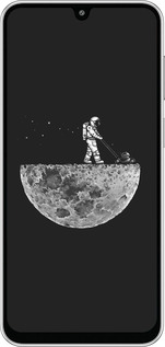 Силиконовый чехол Moon in dark для Samsung Galaxy M36 - 4176u-4103 изображение 