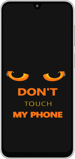 Силиконовый чехол Don't touch the phone для Samsung Galaxy M36 - 4261u-4103 изображение 