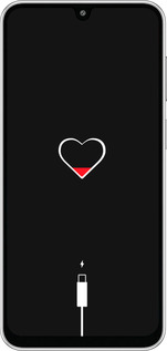Силиконовый чехол Подзарядка сердца для Samsung Galaxy M36 - 4274u-4103 изображение 