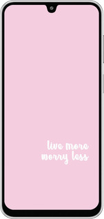 Силиконовый чехол Живи больше для Samsung Galaxy M36 - 4347u-4103 изображение 