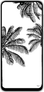 Силиконовый чехол Пальмы1 для Samsung Galaxy M36 - 4634u-4103 изображение 