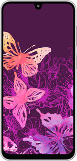 Силиконовый чехол Бабочки v2 для Samsung Galaxy M36 - 5475u-4103 изображение 