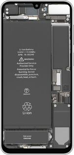 Силиконовый чехол Детали смартфона для Samsung Galaxy M36 - 5487u-4103 изображение 