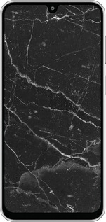 Силиконовый чехол Черный мрамор v2 для Samsung Galaxy M36 - 5568u-4103 изображение 