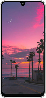 Силиконовый чехол Пальмы для Samsung Galaxy M36 - 5873u-4103 изображение 