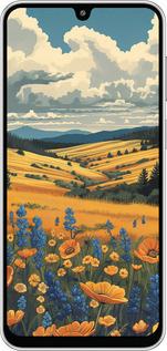 Силиконовый чехол Украинское поле для Samsung Galaxy M36 - 6082u-4103 изображение 