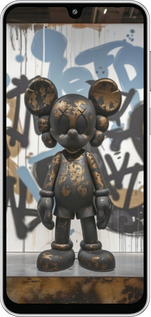 Силиконовый чехол Bronze kaws v2 для Samsung Galaxy M36 - 6098u-4103 изображение 