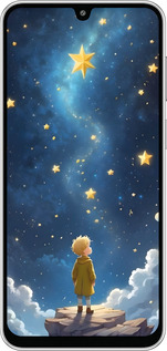 Силиконовый чехол Маленький принц для Samsung Galaxy M36 - 6326u-4103 изображение 