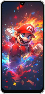 Силиконовый чехол Супер Марио для Samsung Galaxy M36 - 6342u-4103 изображение 