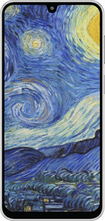 Силиконовый чехол «Звездная ночь» Винсента Ван Гога для Samsung Galaxy M36 - 6433u-4103 изображение 