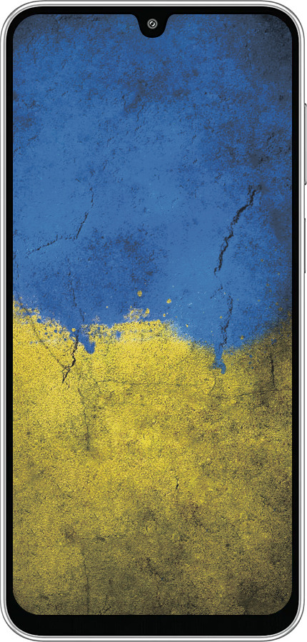 Силиконовый чехол Флаг Украины 2 для Samsung Galaxy M36 - 401u-4103 изображение 