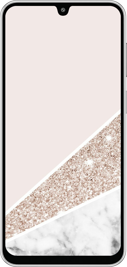 Силиконовый чехол Пастельный мрамор для Samsung Galaxy M36 - 4342u-4103 изображение 