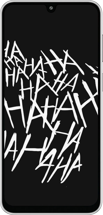 Силиконовый чехол joker hahaha для Samsung Galaxy M36 - 4509u-4103 изображение 