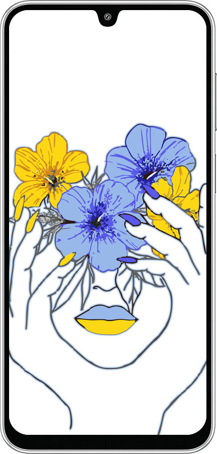 Силиконовый чехол Девушка v4 для Samsung Galaxy M36 - 5276u-4103 изображение 
