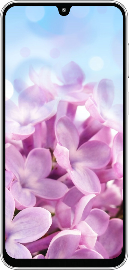 Силиконовый чехол Сирень для Samsung Galaxy M36 - 527u-4103 изображение 