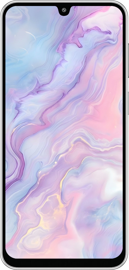 Силиконовый чехол Нежный мрамор для Samsung Galaxy M36 - 6310u-4103 изображение 