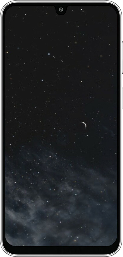 Силиконовый чехол Ночное небо для Samsung Galaxy M36 - 6451u-4103 изображение 