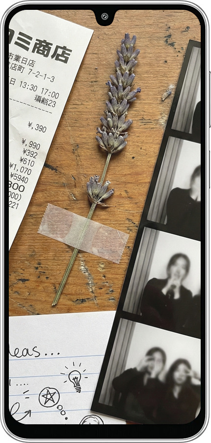 Силиконовый чехол Aesthetic Scrapbook Collage для Samsung Galaxy M36 - 6773u-4103 изображение 