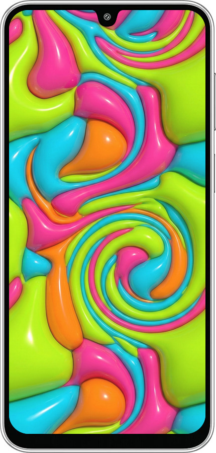 Силиконовый чехол Y2K Jelly Dream для Samsung Galaxy M36 - 6780u-4103 изображение 