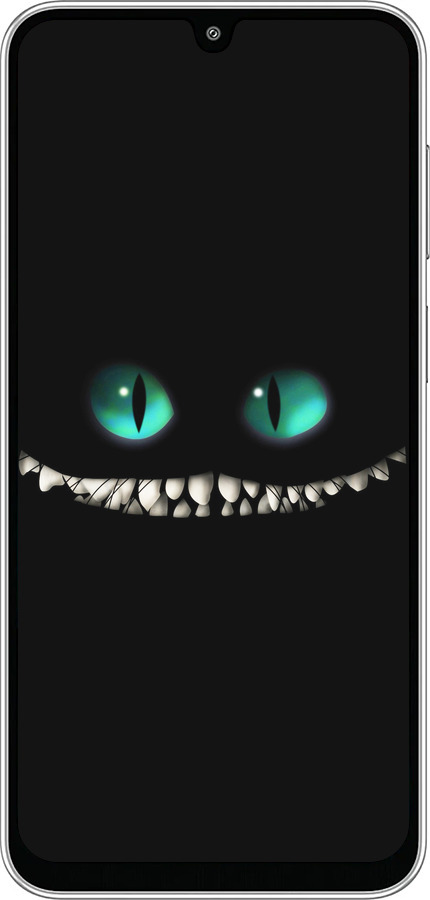 Силиконовый чехол Чеширский кот для Samsung Galaxy M36 - 689u-4103 изображение 