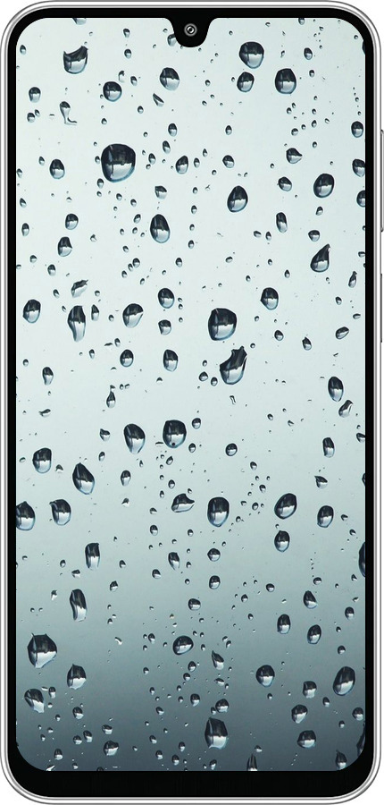 Силиконовый чехол Стекло в каплях для Samsung Galaxy M36 - 848u-4103 изображение 