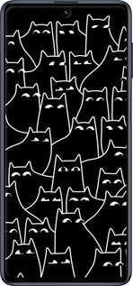 TPU чехол С изображением кошек для Samsung Galaxy M51 M515F - 6470b-1944 изображение 